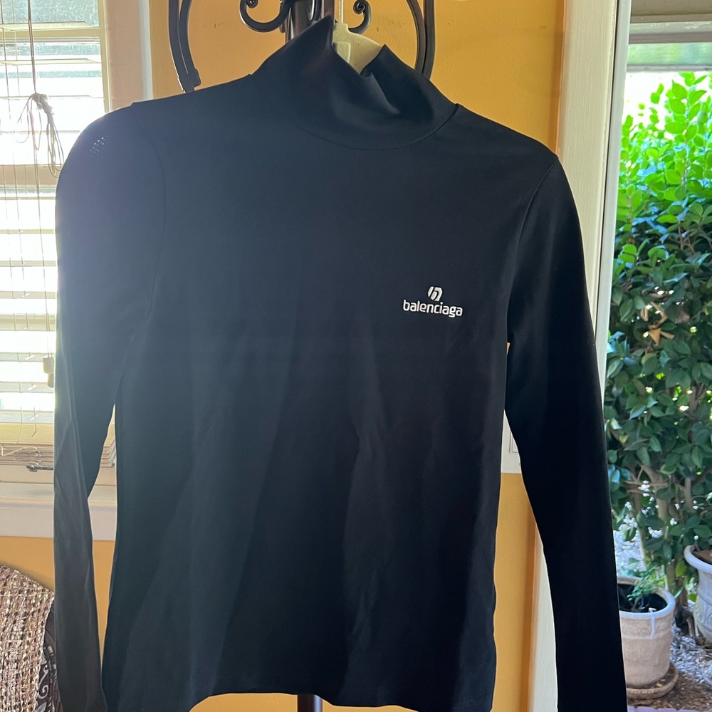 Balenciaga - Mock Neck Top
